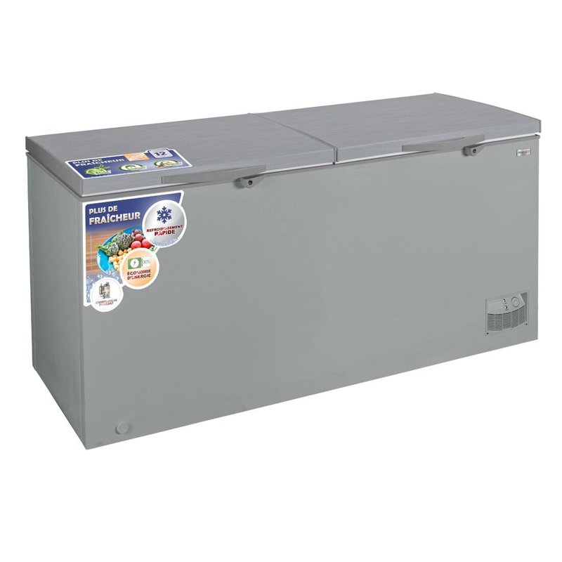 NASCO NAS-1200FL-DD Double Door Chest Freezer